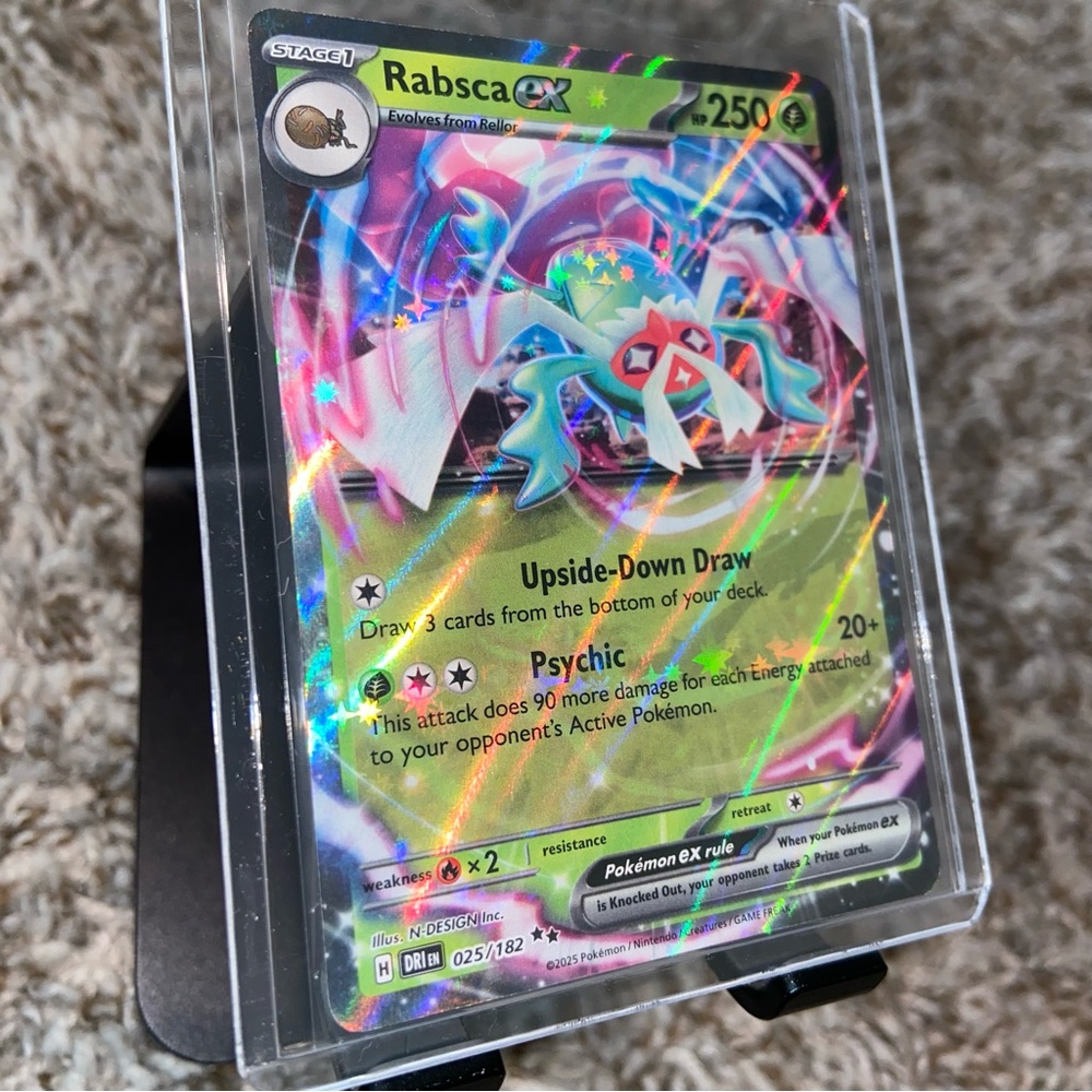 POKEMON Rabsca Ex Holo Destined Rivals Double Rare TCG Card